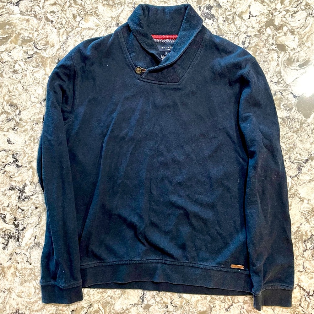 Ted Baker Shawl Collar Sweater / Sweatshirt